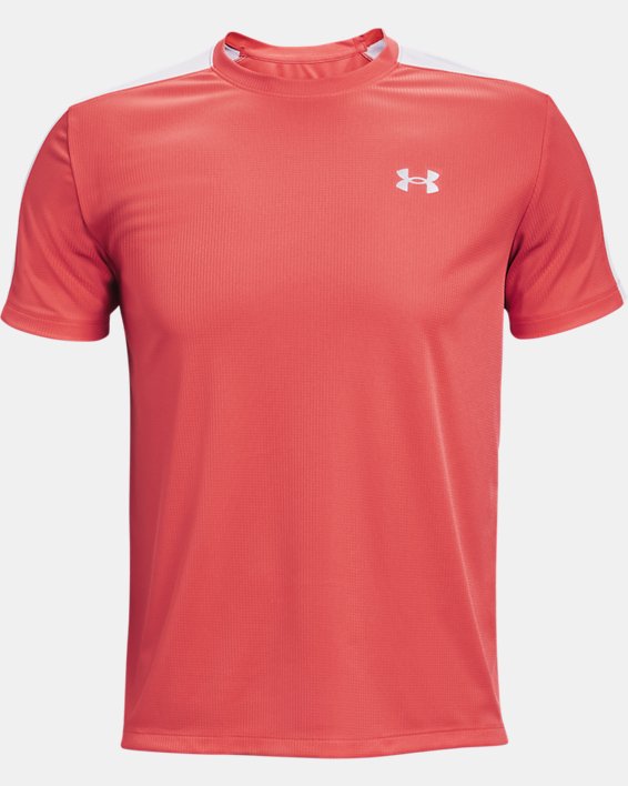 Men's UA Speed Stride Short Sleeve in Red image number 4